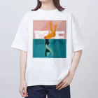 中華呪術堂（チャイナマジックホール）のプールを楽しむ夏【夏天】 オーバーサイズTシャツ