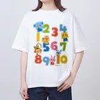 Illustrator イシグロフミカのすうじ Oversized T-Shirt