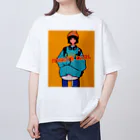 美好よしみのUniversity Oversized T-Shirt