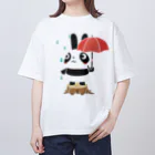 イラスト MONYAAT のラビットパンダ Oversized T-Shirt