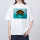 はやしりえのくさがめさん オーバーサイズTシャツ