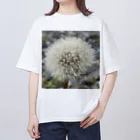 でおきしりぼ子の実験室のわたげのうたげ-正方形 Oversized T-Shirt