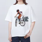 nidan-illustrationの"FLAME TONGUE STEEL WORKS" オーバーサイズTシャツ