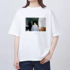 KIOSK in living. のOBAKE WHITE オーバーサイズTシャツ