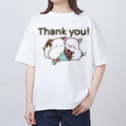 ＮＯＲＴＨ★ＳＴＡＲ　　　　　　　　　　　　のーす　すたあのみぃとぶぅ　感謝！ Oversized T-Shirt