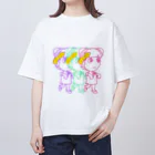 まつだあゆのすずりのキョンシーガール オーバーサイズTシャツ