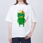 おばけ商店のおばけTシャツ＜クリームソーダになりたい河童・大＞ Oversized T-Shirt