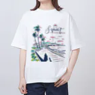 N-huluのサンセット Oversized T-Shirt