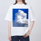 satoharuのもくもく積乱雲 オーバーサイズTシャツ