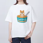 しばじるしデザインの柴クリーム100%のシバアイス Oversized T-Shirt