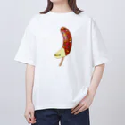 Draw freelyのチョコバナナ Oversized T-Shirt