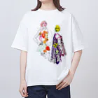 CAUCのflower girls Oversized T-Shirt