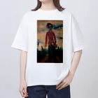 神秘堂の佐伯祐三　立てる自画像 オーバーサイズTシャツ