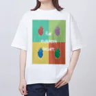 極東心臓　のKyokuto-heart オーバーサイズTシャツ