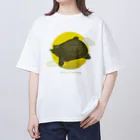 はやしりえの月とスッポン Oversized T-Shirt