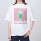 USAGI DESIGN -emi-のうさクリームソーダ Oversized T-Shirt