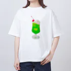 肌色電波の【実写版】 クリームソーダ Oversized T-Shirt