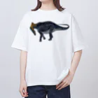 segasworksのAmargasaurus（彩色） オーバーサイズTシャツ