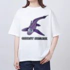 LalaHangeulのGhost Shark オーバーサイズTシャツ