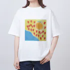 my pastel（いしはら　まさこ）の田舎の子供グッズ。 オーバーサイズTシャツ