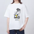 ビールとアート TM-3 Designの名画 × BEER（写楽）黒線画 オーバーサイズTシャツ