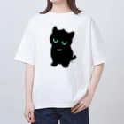 segasworksの黒猫 オーバーサイズTシャツ