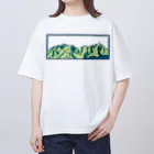 まつのき商店の槍穂高連峰B オーバーサイズTシャツ