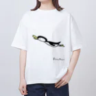 空とぶペンギン舎のFlying penguins Oversized T-Shirt