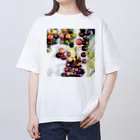 RINA SHOPの葡萄b オーバーサイズTシャツ