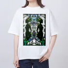 切り絵作家　MiHoの『自立』 オーバーサイズTシャツ