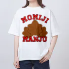 ヘンテコデザイン専門店　SYUNLABOのMOMIJI MANJU Oversized T-Shirt