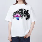 もむのふの爬虫類グッズやさんのマツカサトカゲちゃん Oversized T-Shirt