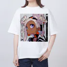 にゃもふぇの「黒ギャル」 Oversized T-Shirt