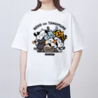 mincruのねこのたわむれ オーバーサイズTシャツ