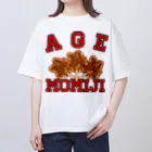 ヘンテコデザイン専門店　SYUNLABOのAGE MOMIJI Oversized T-Shirt