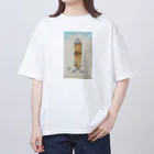 くーばーのうろこのすまき オーバーサイズTシャツ