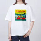 SUNDAYS GRAPHICSのりすのきっさてん オーバーサイズTシャツ