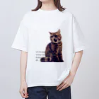 CHIKUWAのあくびちくわのTシャツ Oversized T-Shirt