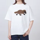 SAKUMA RECORDSのふりかえるカモノハシ オーバーサイズTシャツ