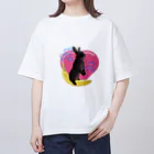 wonder land sweetのうさぎくんウェアー Oversized T-Shirt