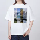 源内コンセプションの【水彩】FOUR SEASONS Oversized T-Shirt
