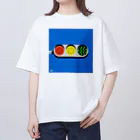 ワンデー アイデアのスイカ信号機 Oversized T-Shirt