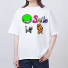 武者小路夕桐のSmile オーバーサイズTシャツ