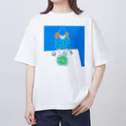 チャーリーリビングストンのお店の野菜食べるのだ Oversized T-Shirt