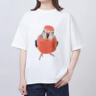 アキクサインコとウロコインコのアキクサインコ Oversized T-Shirt