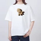 ハイウェイオアシス/双(ふた)のいかパンくん オーバーサイズTシャツ