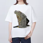 Coshi-Mild-Wildのオオタカ　飛ぶぞ🦅🪶 オーバーサイズTシャツ