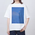 YURURIのくらげblue オーバーサイズTシャツ