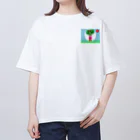 みょん-みょんのピクニック気分ｋ オーバーサイズTシャツ