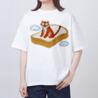 segasworksのイギリスパンとトラちゃん オーバーサイズTシャツ